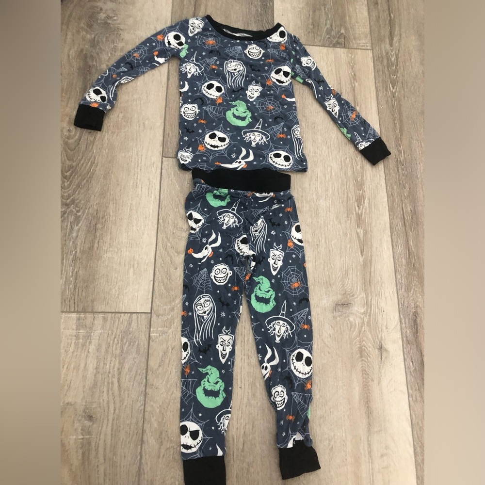 Little sleepies Jack Skeleton Halloween Themed Pajama Set